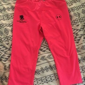 UA wounded warrior project crop pants